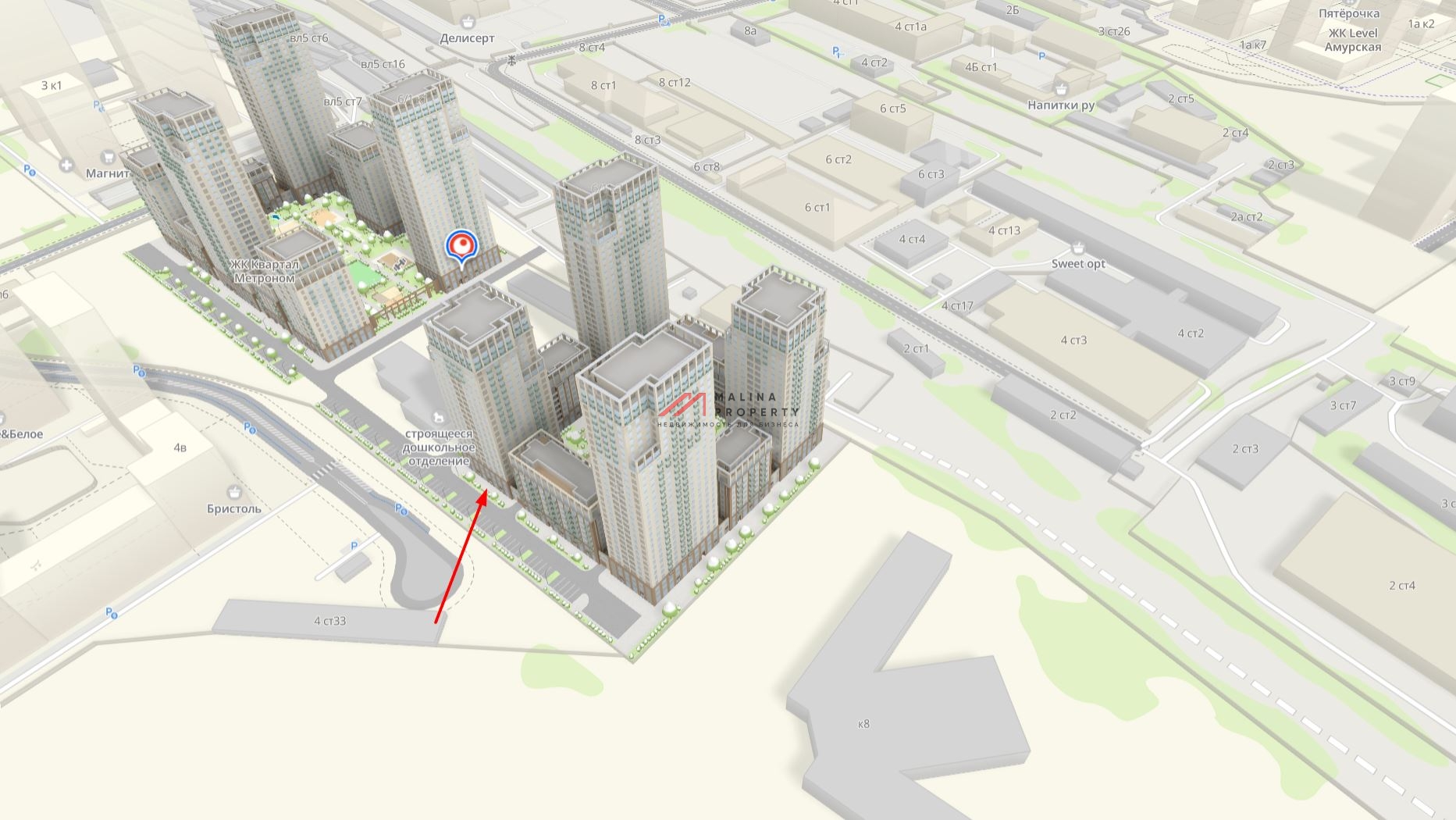 Продажа торгового помещения в ЖК «Квартал Метроном»