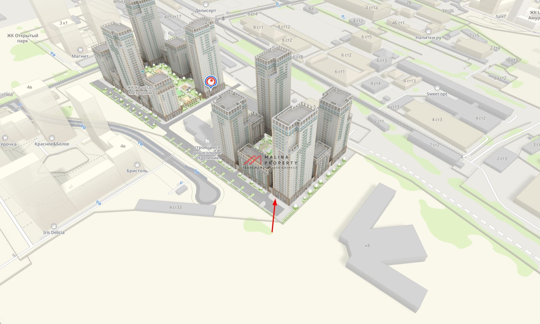 Продажа торгового помещения в ЖК «Квартал Метроном»