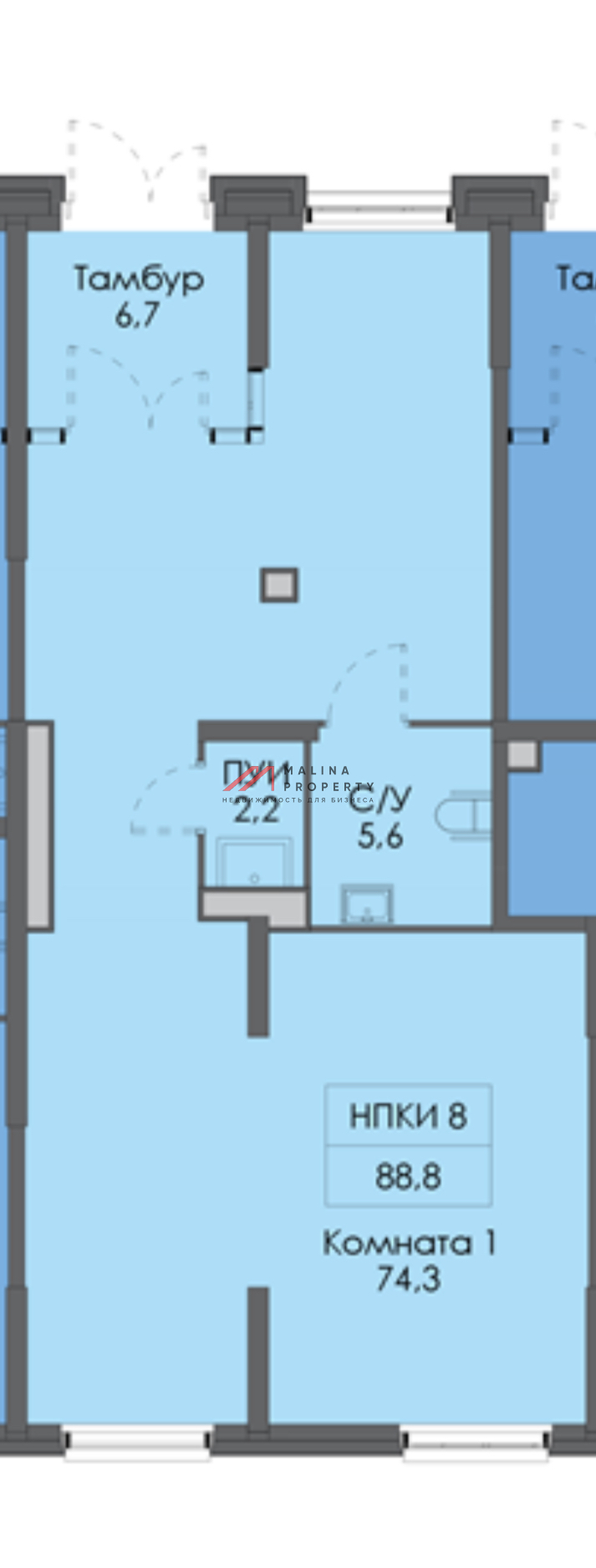 Продажа торгового помещения в ЖК "Яуза Парк" 