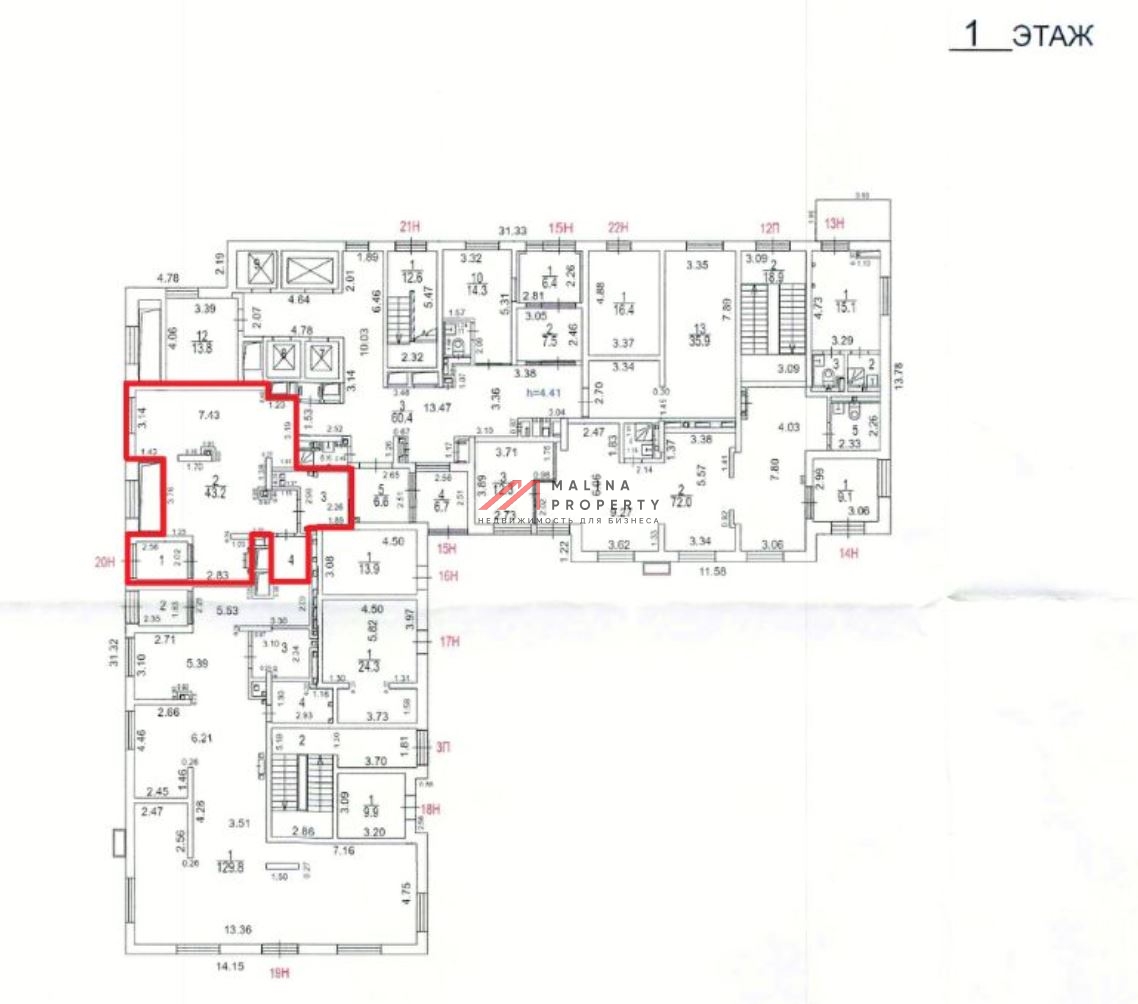Продажа торгового помещения в районе м. Семеновская
