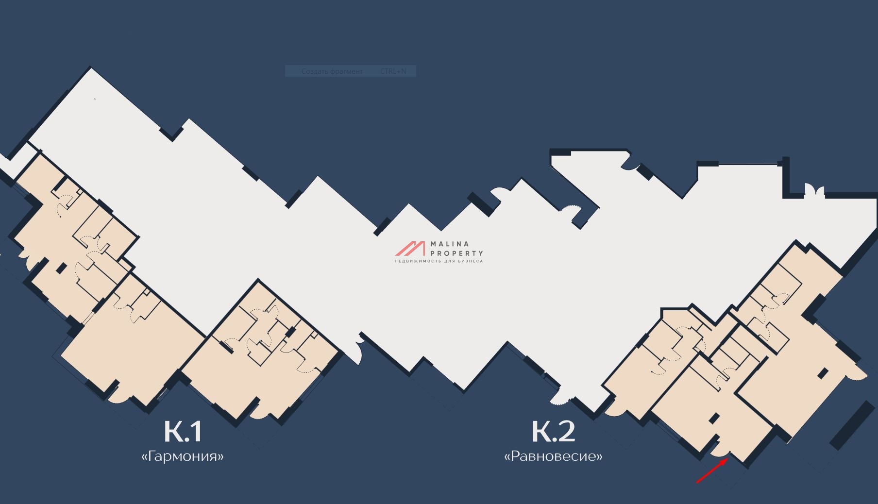 Продажа торгового помещения в ЖК "Кутузов Сити"