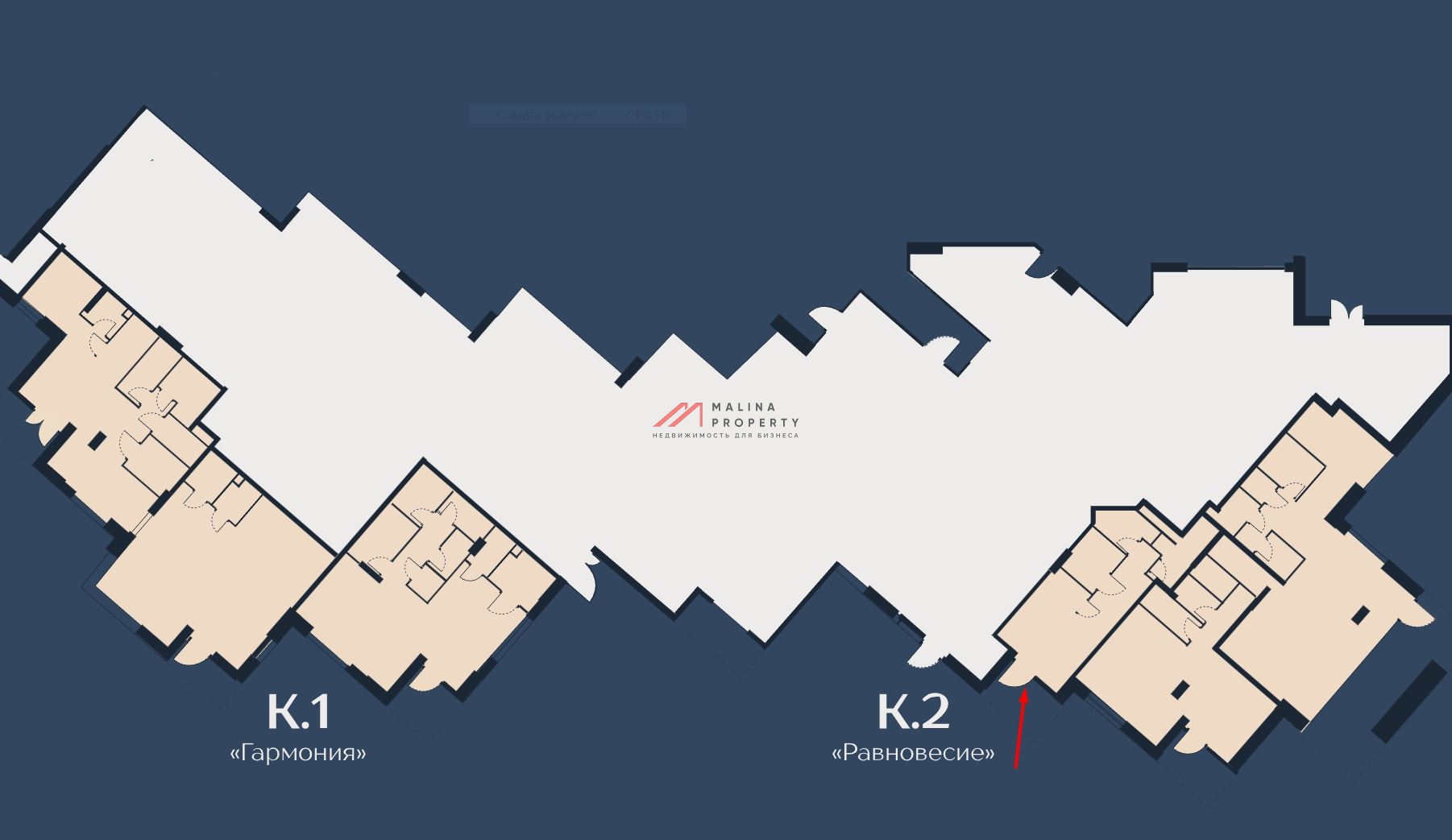 Продажа торгового помещения в ЖК "Кутузов Сити"