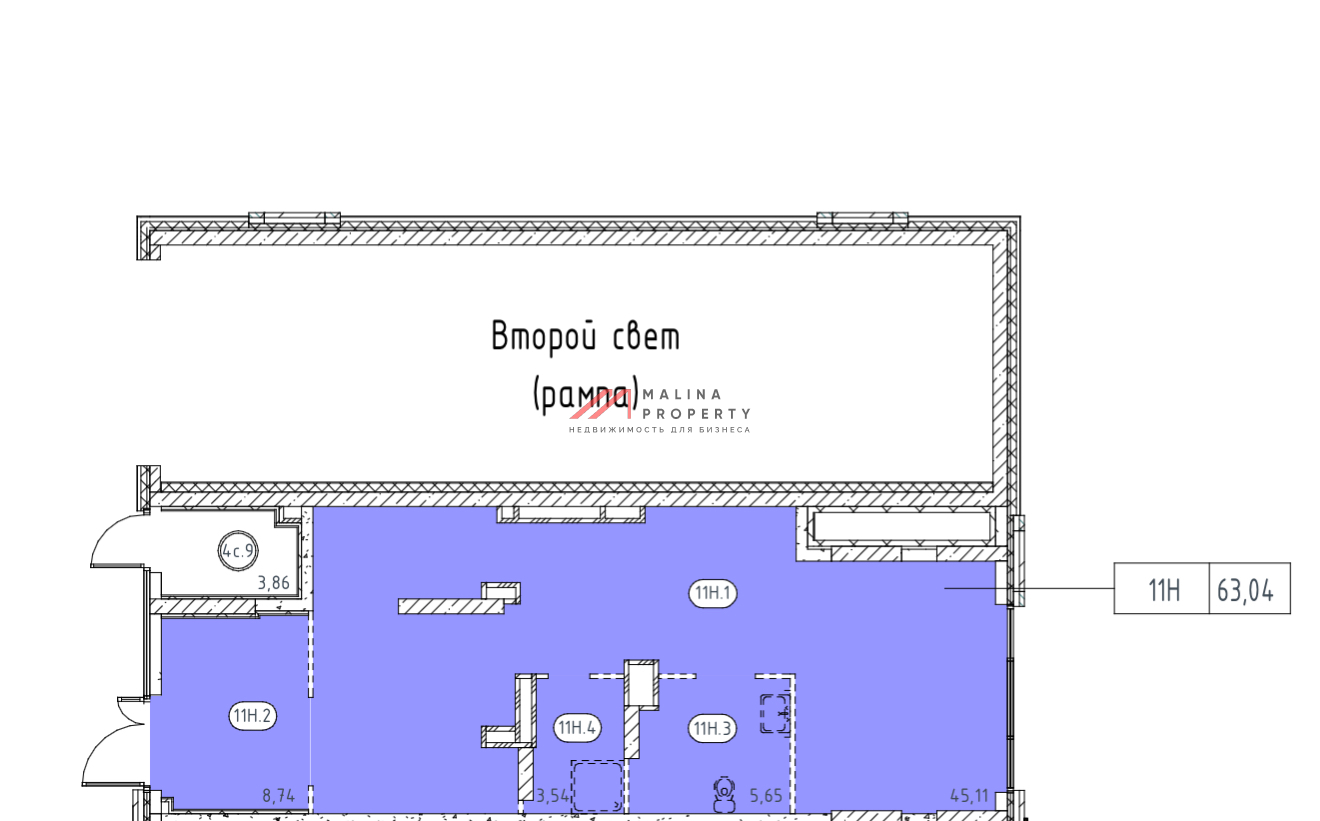 Продажа торгового помещения  в ЖК "Квартал Строгино"