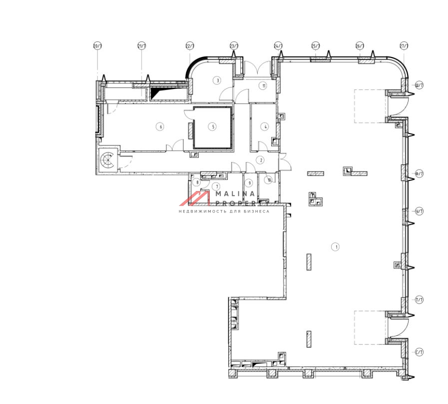 Аренда помещения под супермаркет в ЖК "Shagal"