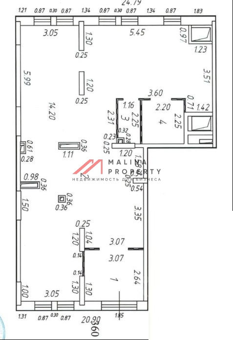 Продажа торгового помещения в ЖК "Горки парк"