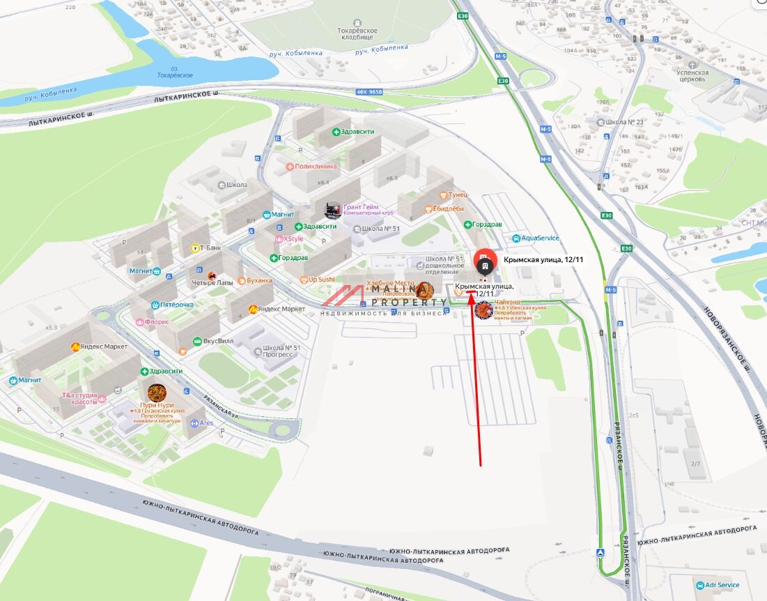 Продажа торгового помещения в Люберцах 