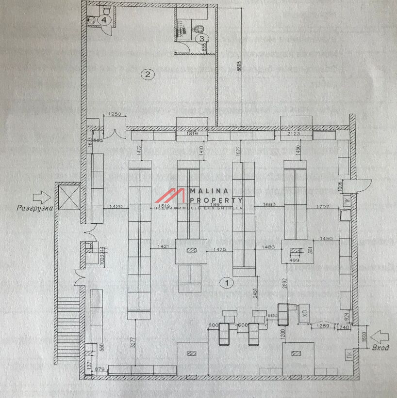 Продажа торгового помещения с арендатором 