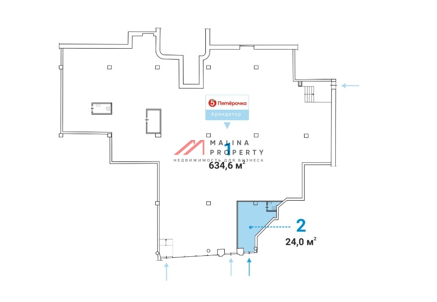 Продаж помещения рядом с м. Улица 1905 года