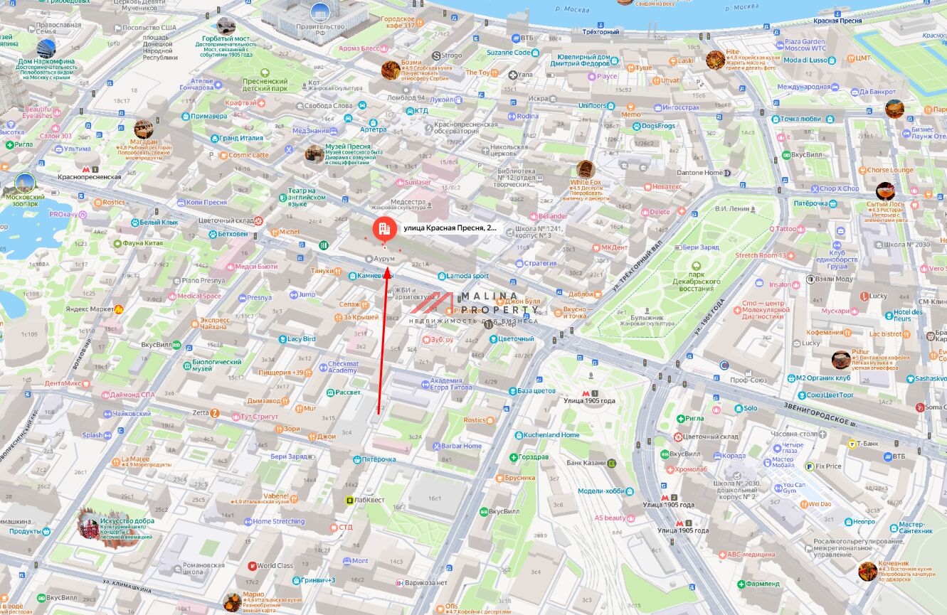 Продаж помещения рядом с м. Улица 1905 года