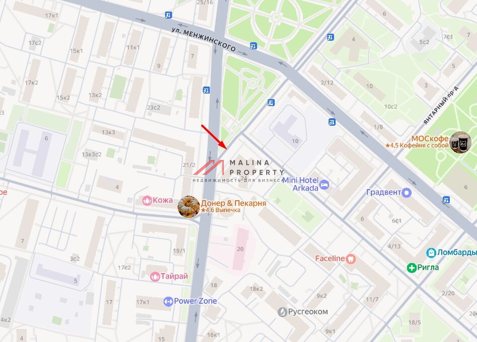 Аренда торгового помещения на Летчика бабушкина