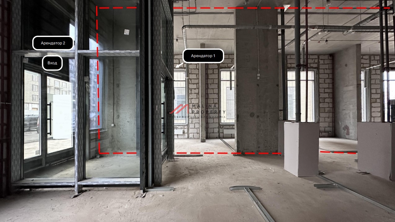 Продажа торгового помещения с арендатором Винлаб 