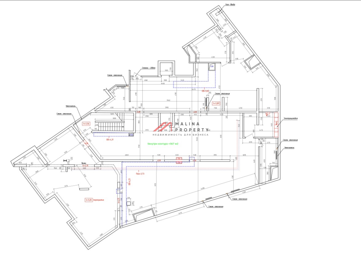 Продажа помещения в жилом комплексе О7