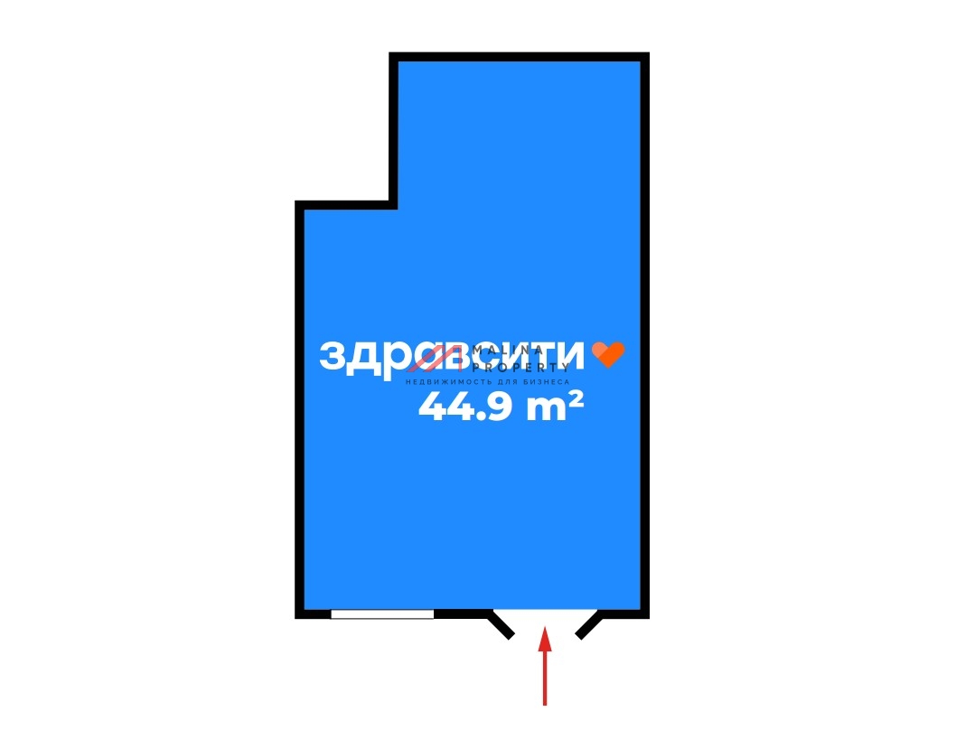 Продажа помещения с арендатором Здравсити в  ЖК "Саларьво парк" 