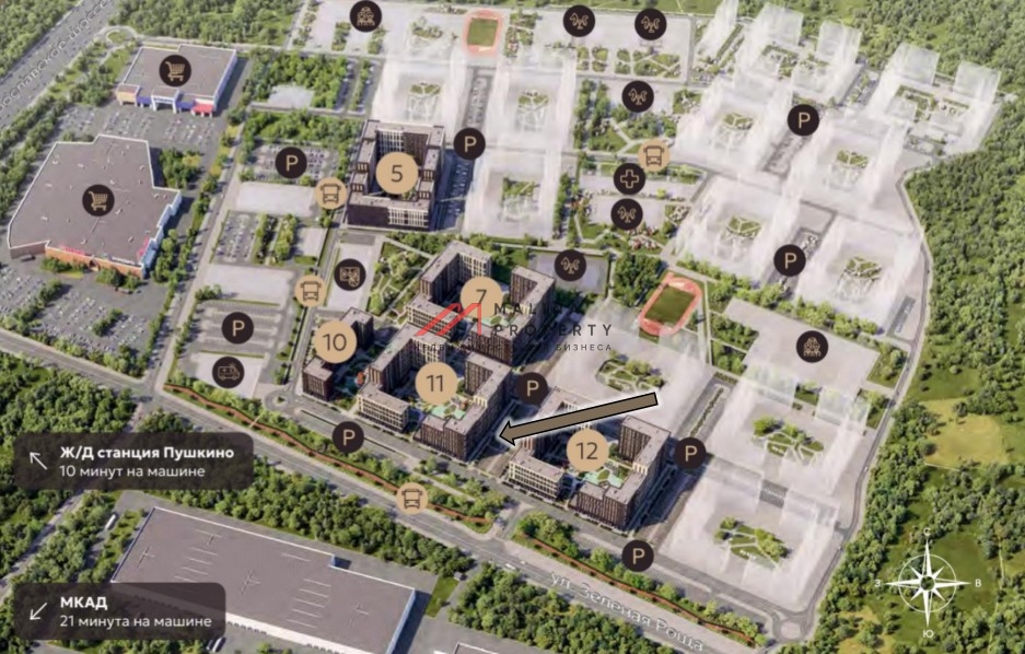 Продажа торгового помещения с магазином Дикси