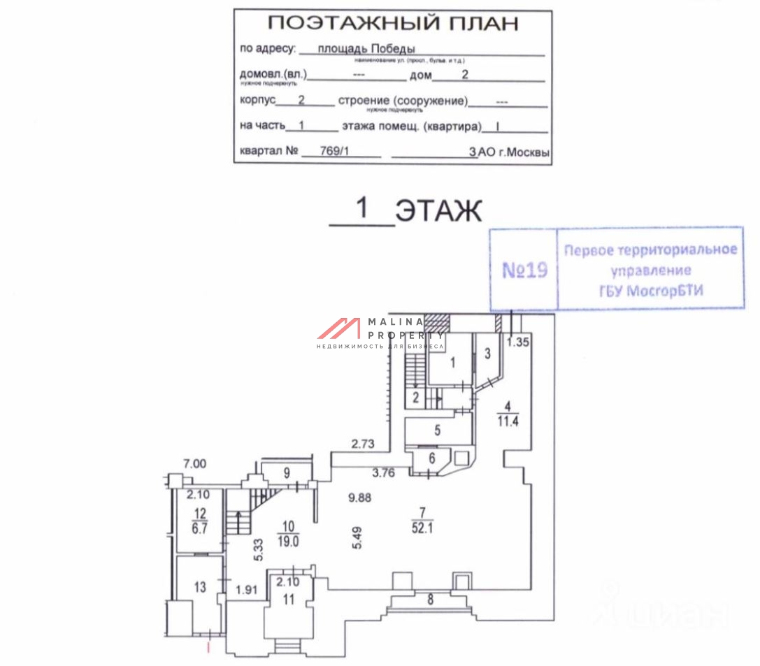Продажа нежилого помещения с арендаторами 