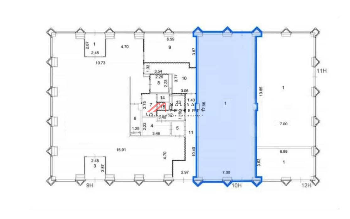 Аренда торгового помещения в ЖК "Hide"