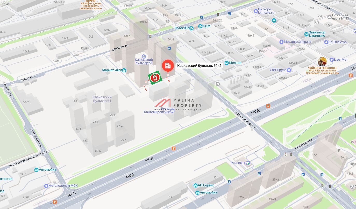 Продажа помещения с арендатором Пятерочка