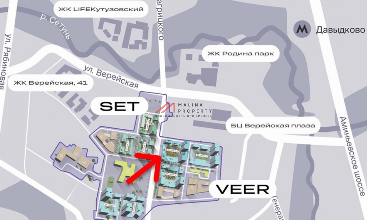 Продажа торгового помещения в жилом комплексе VEER