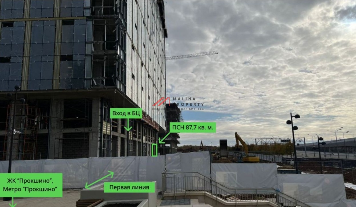 Продажа помещения в бизнес квартале Прокшино
