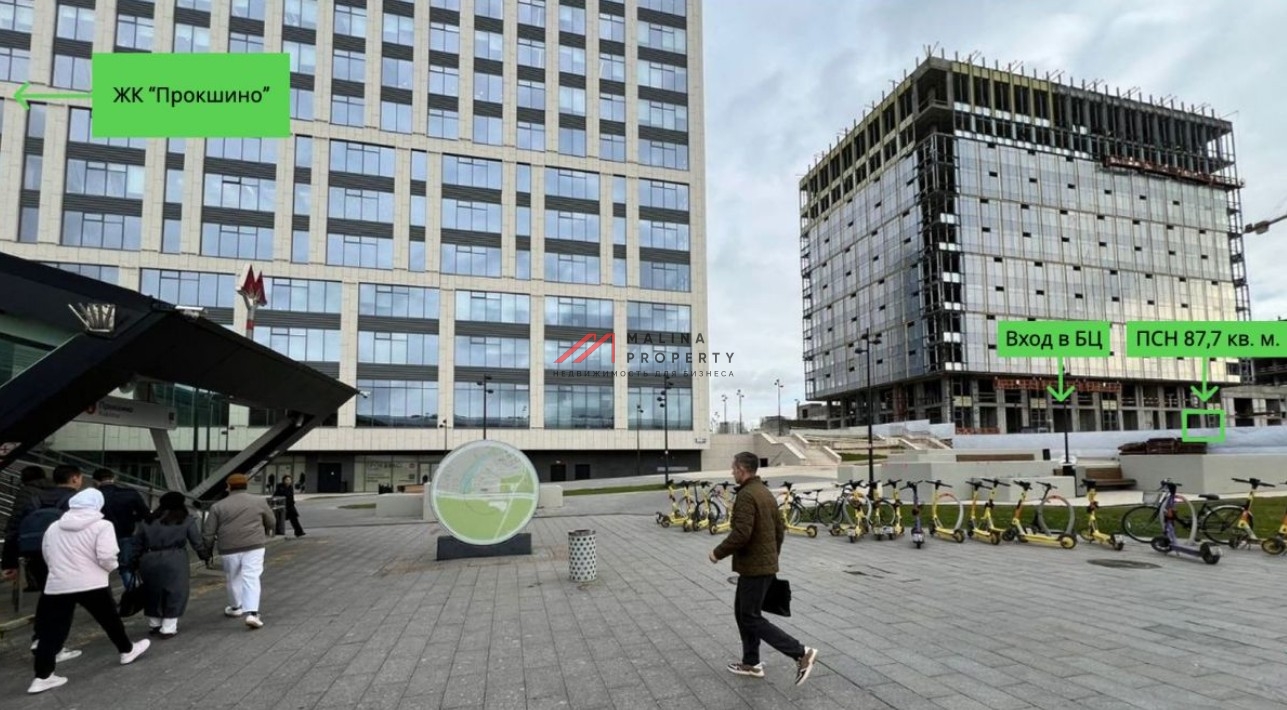 Продажа помещения в бизнес квартале Прокшино