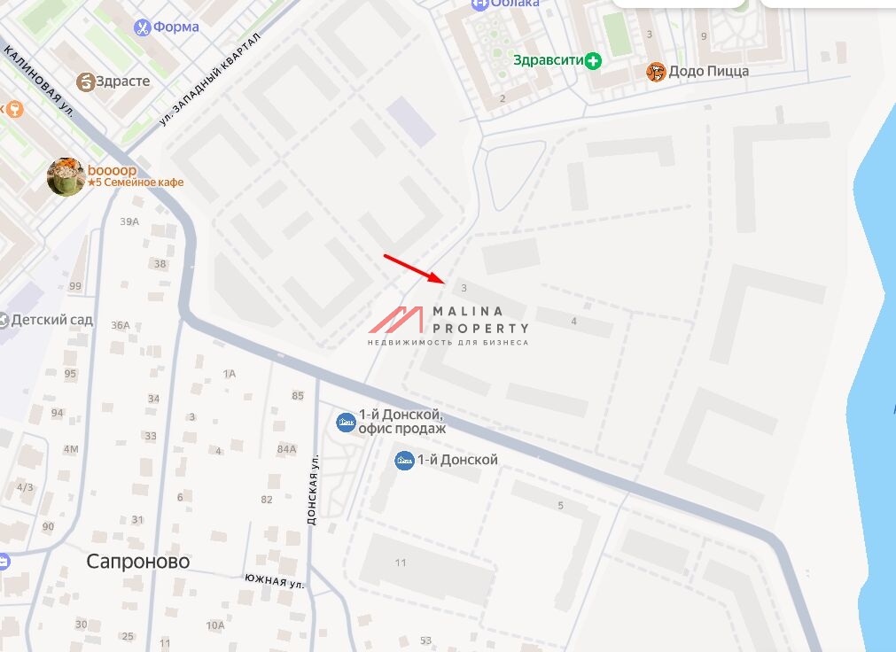 Продажа коммерческого помещения в ЖК "1-й Донской" 