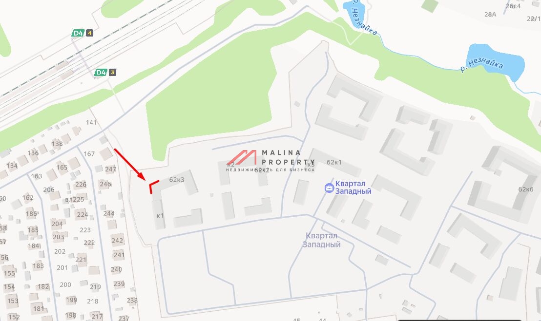 Продажа помещения с магазином Пятерочка в ЖК "Квартал Западный"