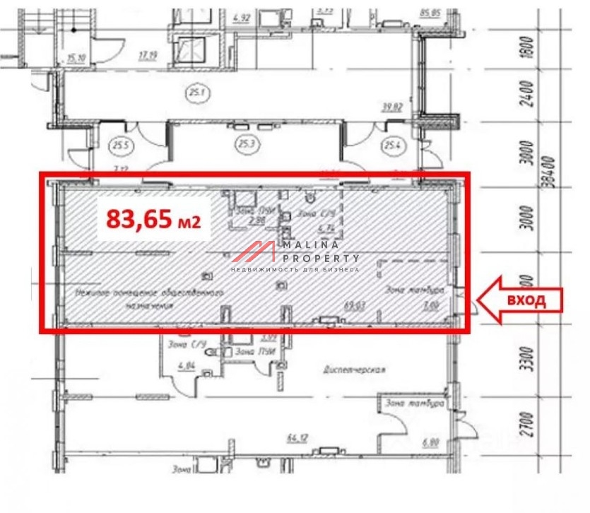Продажа торгового помещения в ЖК Пятницкие Луга