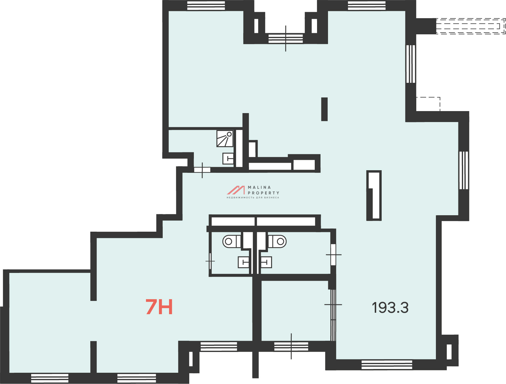 Продажа углового помещения с сетевыми арендаторами
