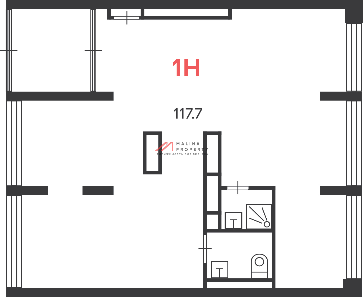 Аренда торгового помещения в новом доме