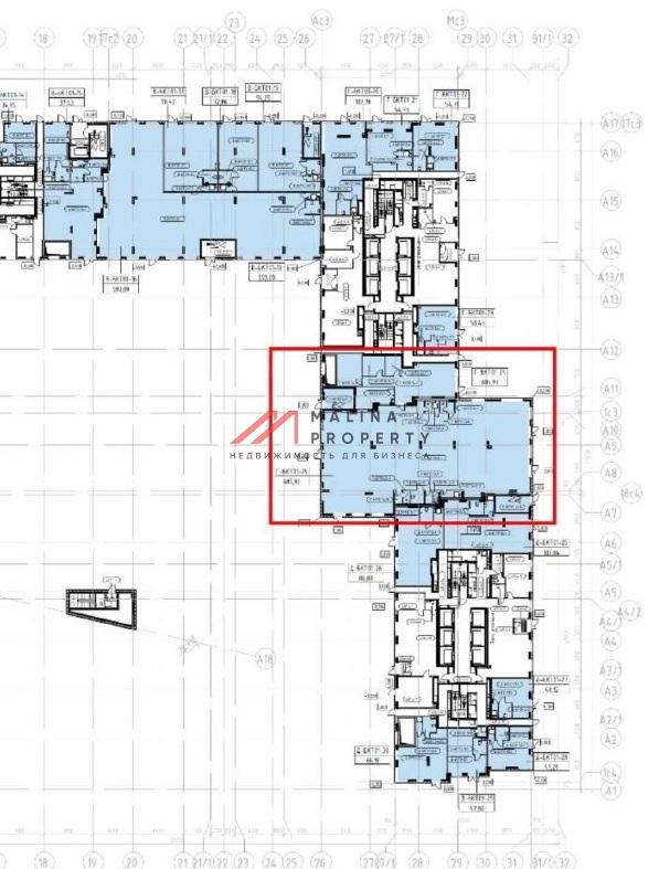 Продажа помещения под супермаркет в ЖК "Upside Towers" 