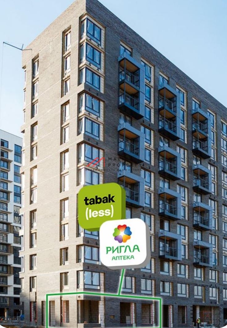 Продажа торгового помещения c арендаторами в ЖК "Прибрежный Парк"