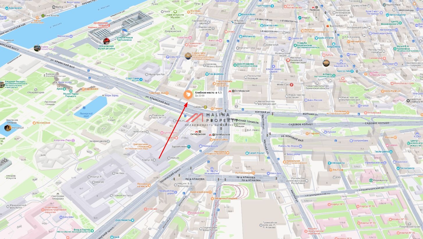 Аренда торгового помещения у метро Октябрьская 