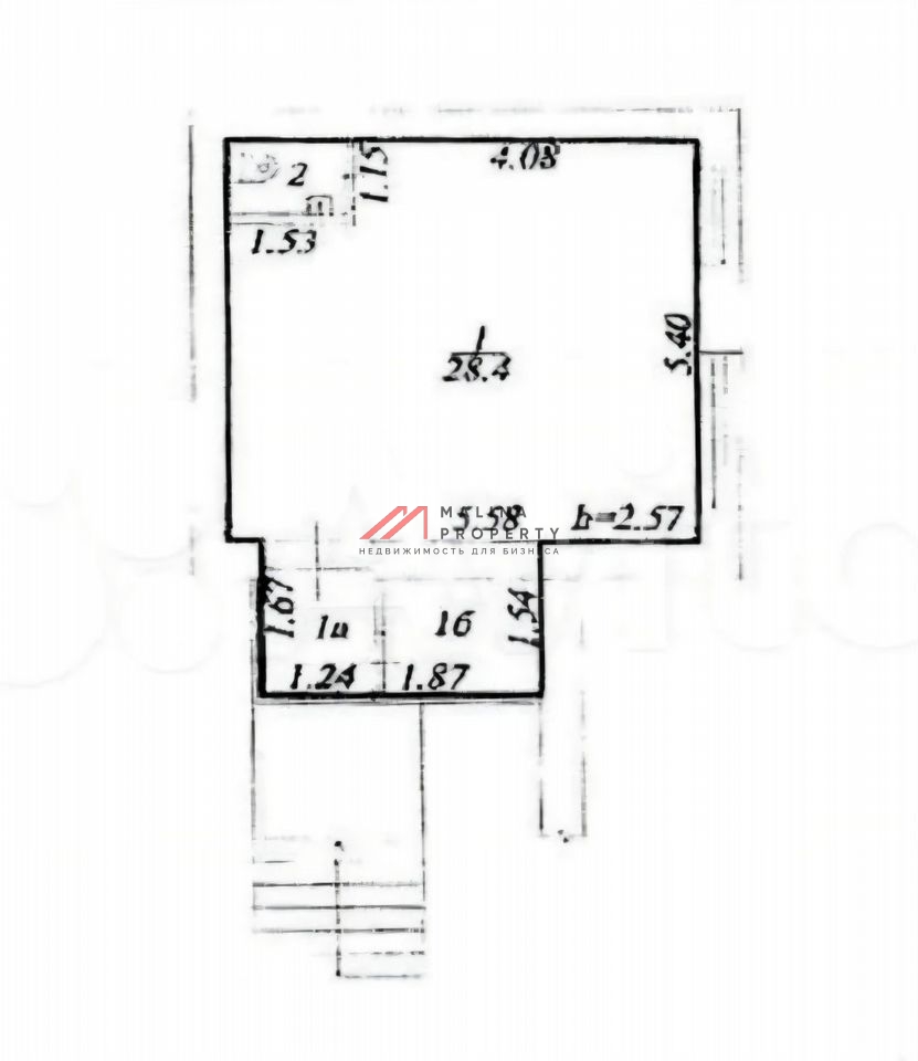 Продажа помещения с арендаторами у м. Савеловская