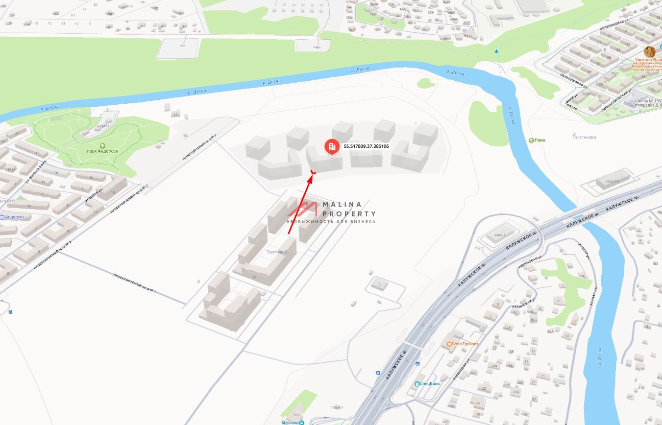 Продажа помещения в ЖК "Заречный" 