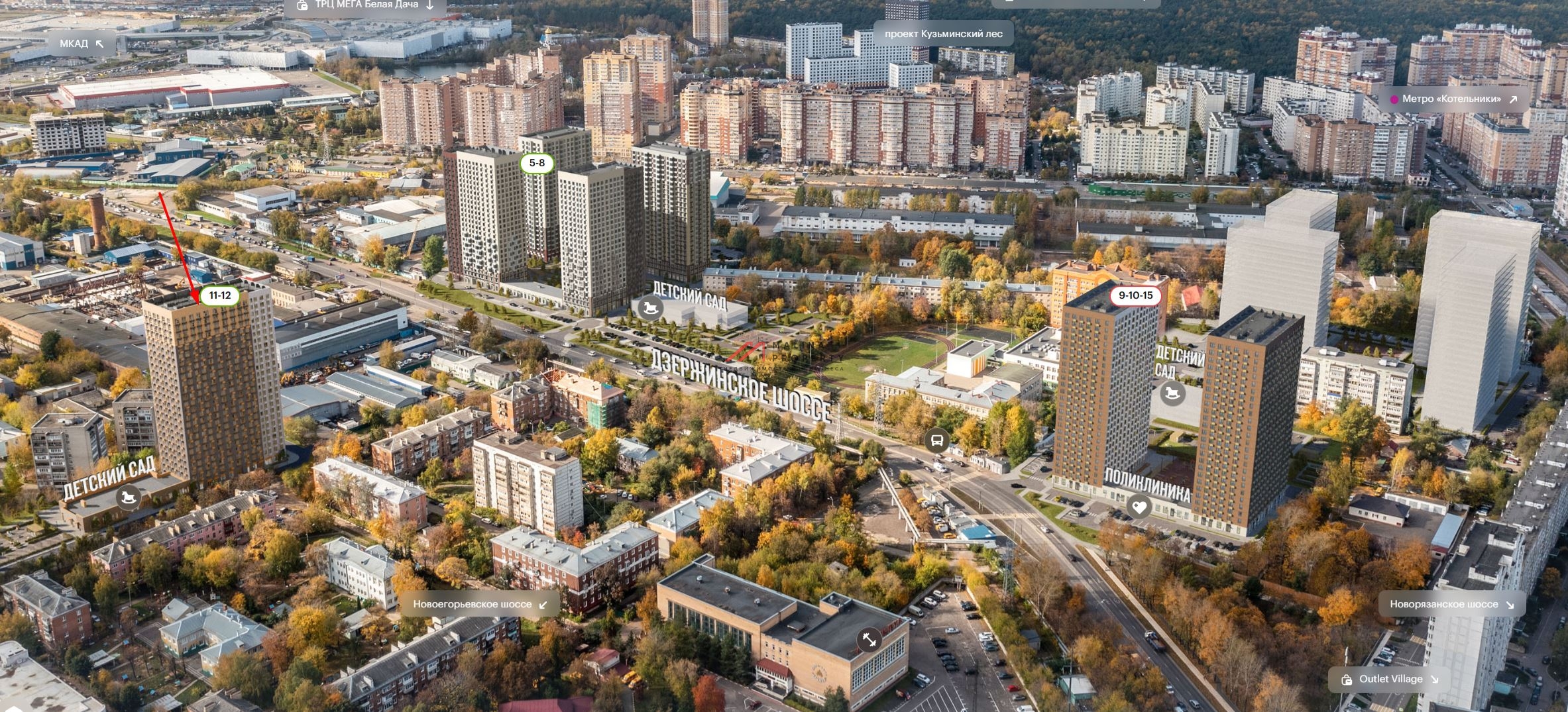 Аренда торгового помещения в ЖК "Томилинский бульвар"