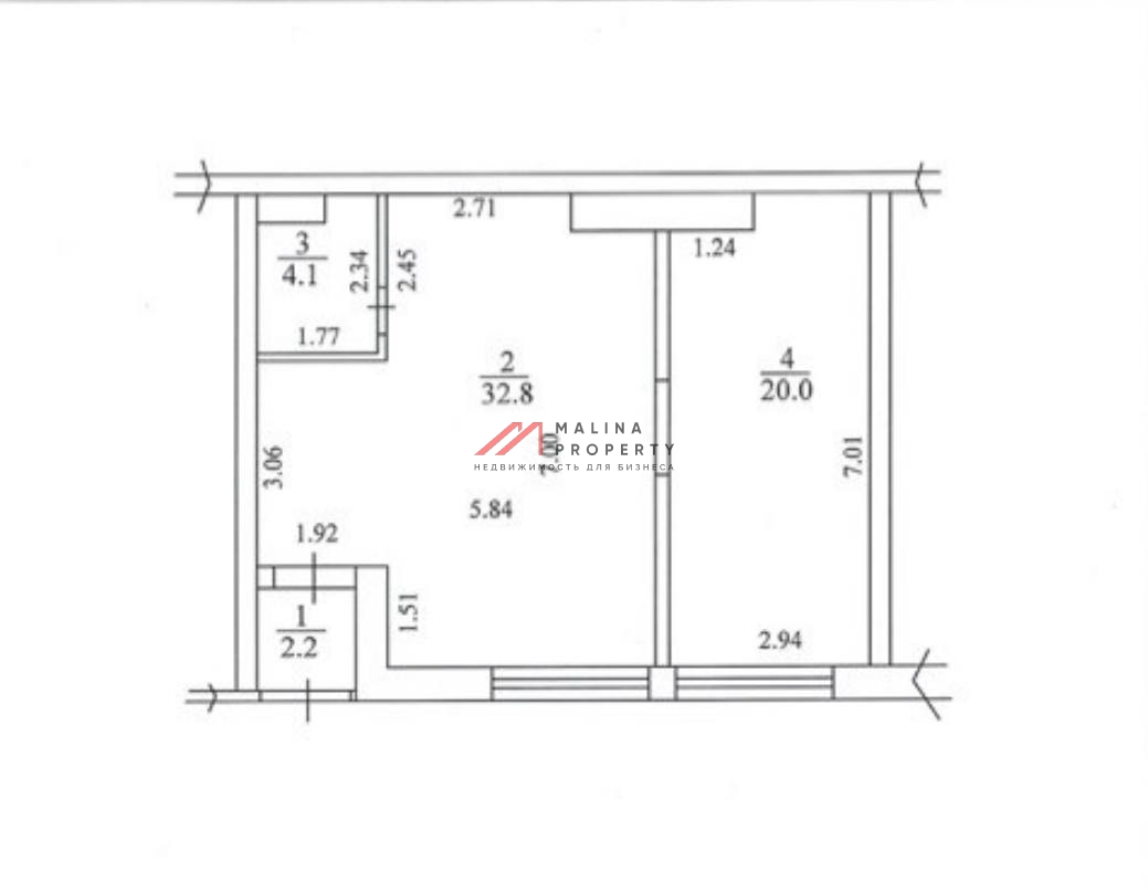 Помещение с ремонтом 