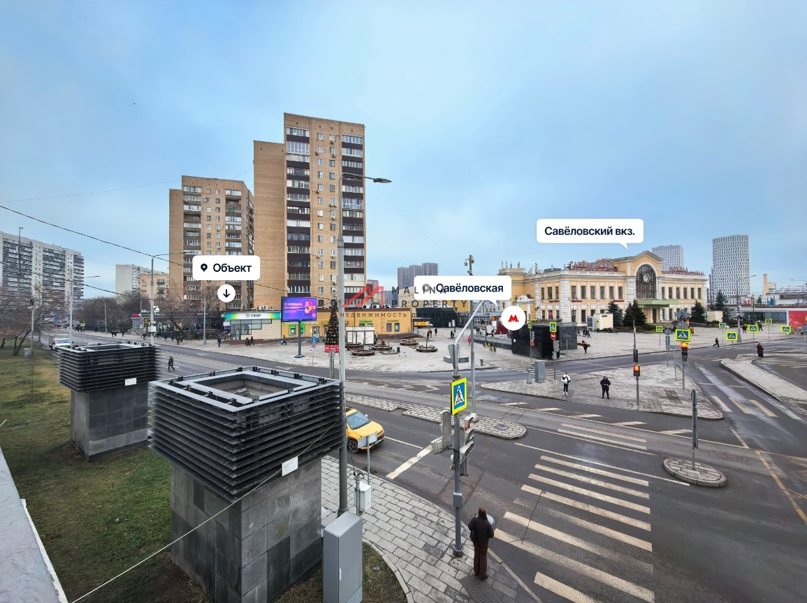 Продажа помещения с арендатором рядом с метро Савёловская 