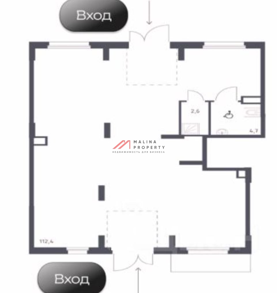Продажа торгового помещения в ЖК "Цветочные поляны"