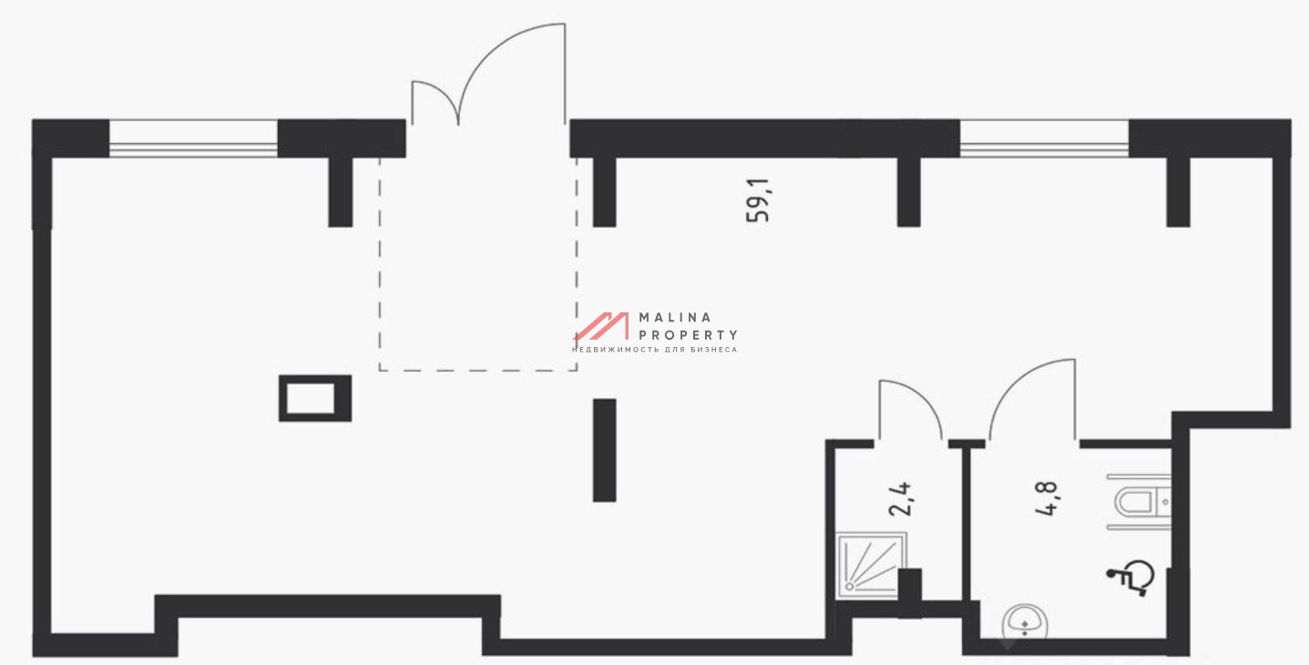 Продажа торгового помещения в ЖК "Цветочные поляны"