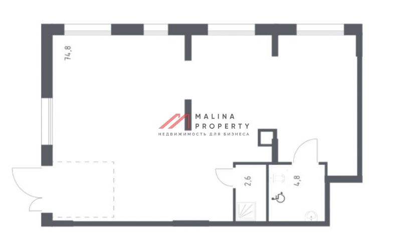 Продажа торгового помещения в ЖК "Цветочные поляны"