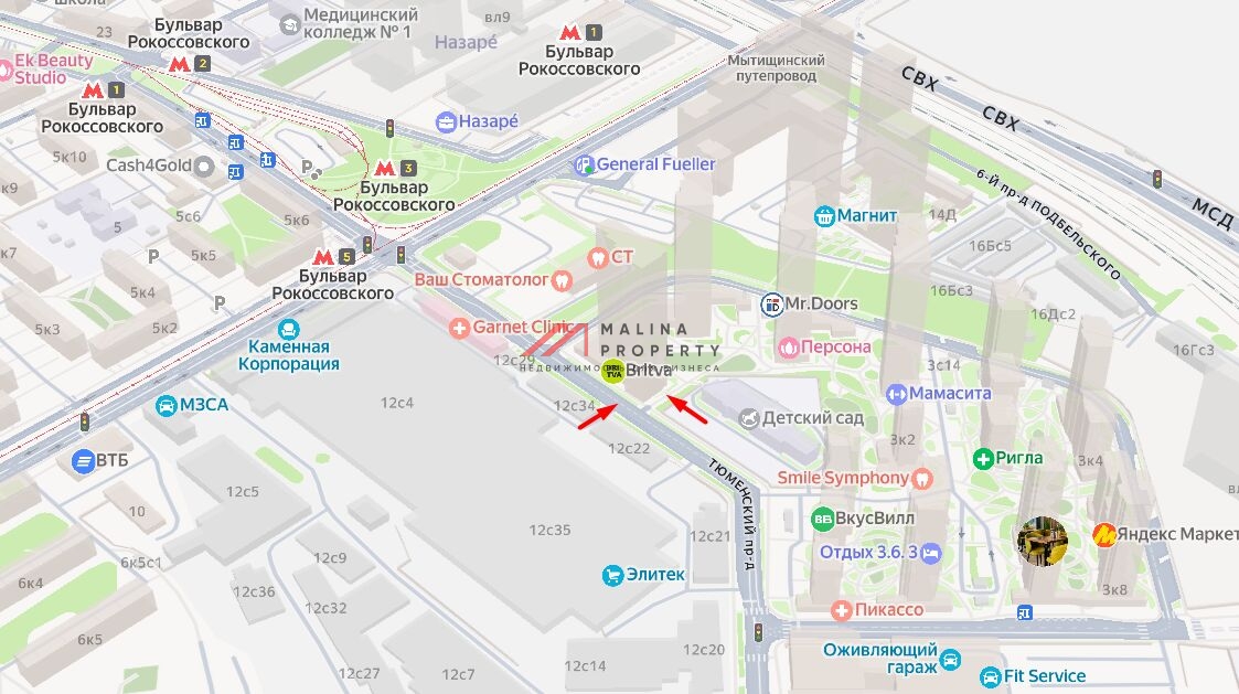 Аренда торгового помещения на Тюменском проезде