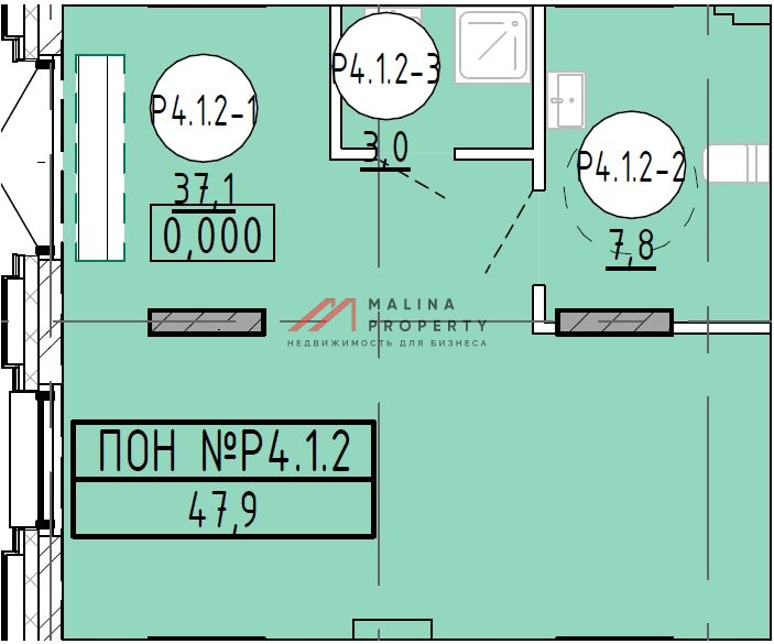 Продажа торгового помещения в ЖК «Квартал Метроном»