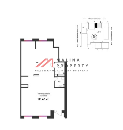 Продажа торгового помещения в ЖК Страна Озерная