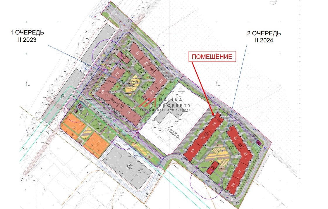 Продажа торгового помещения в жилом комплексе Облака - 2