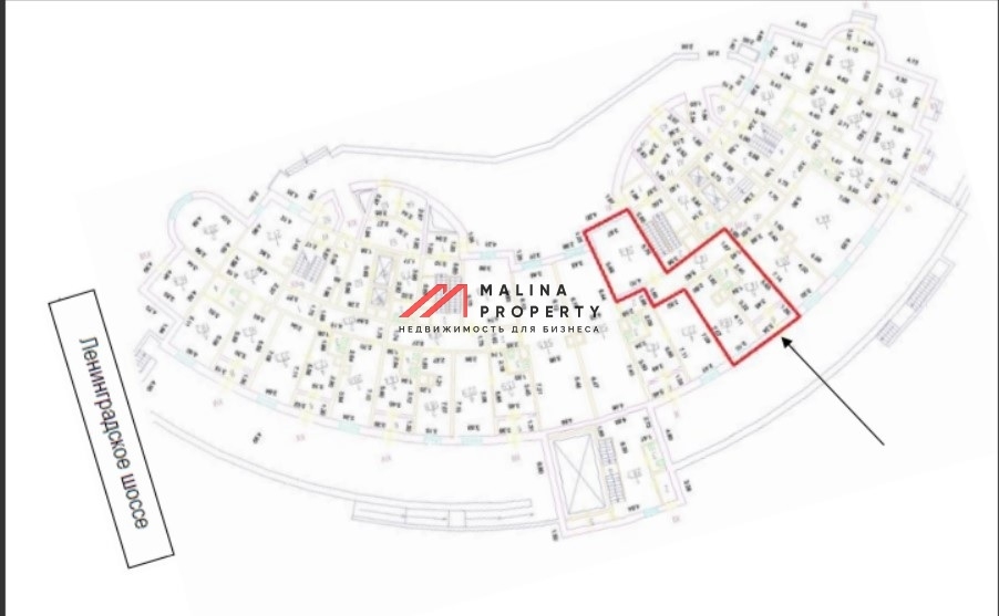 Продажа помещения с арендатором Ozon на Ленинградском шоссе 