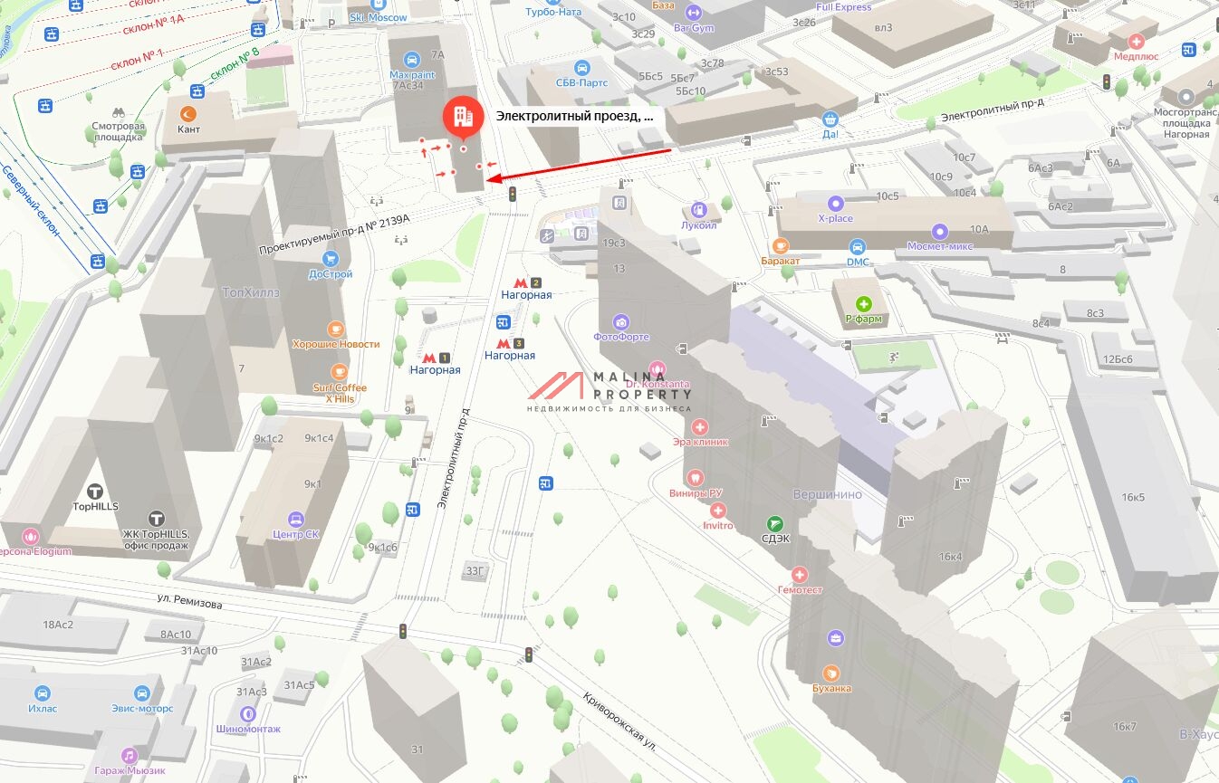 Продажа арендного бизнеса у метро Нагорная