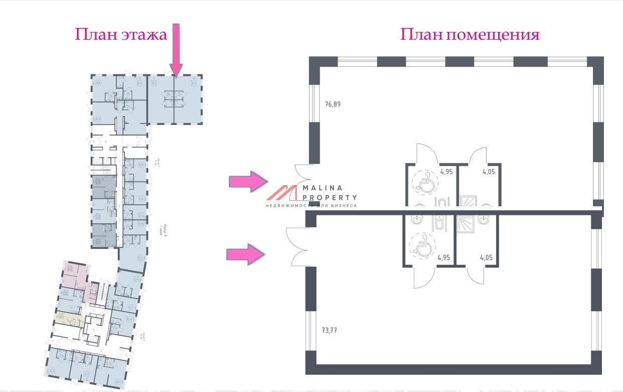Продажа помещения с арендатором "Магнит рядом"