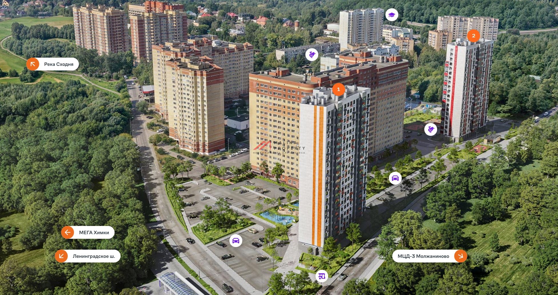 Продажа торгового помещения в ЖК «Химки Тайм»