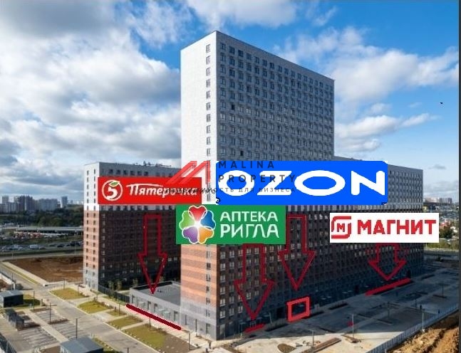 Продажа торгового помещения с арендатором Ozon  в ЖК Восточное Бутово