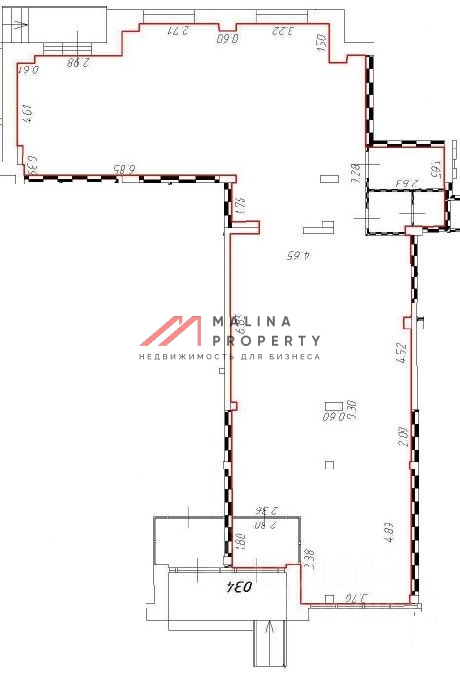 Продажа торгового помещения в новом доме 